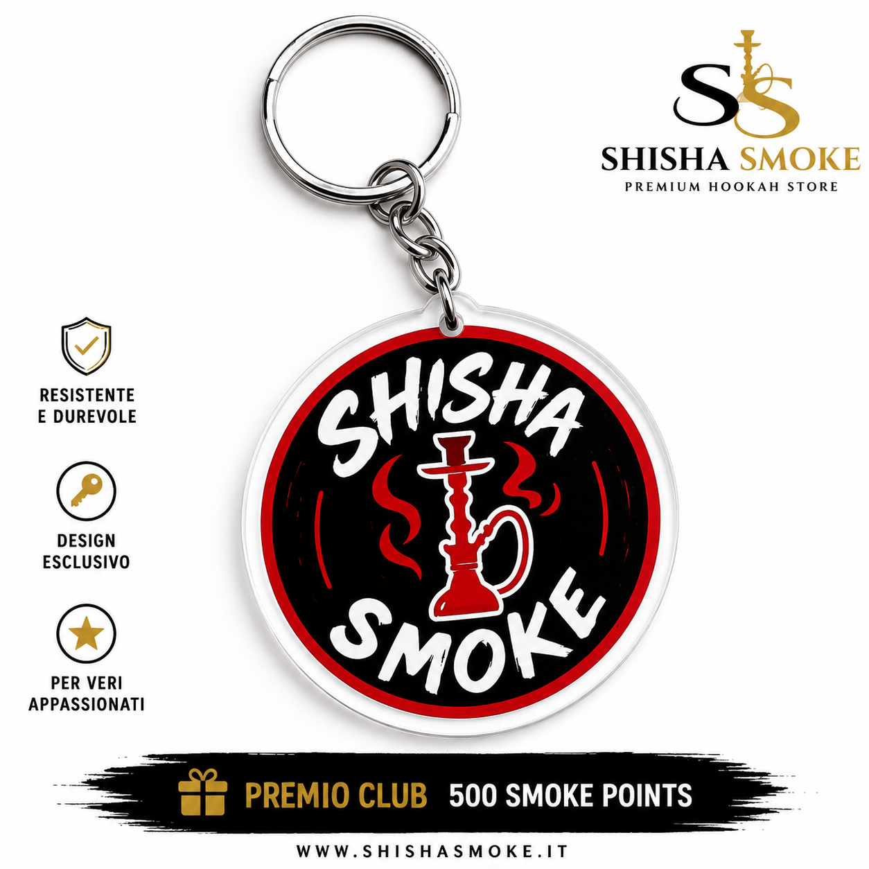 Portachiavi Shisha Smoke