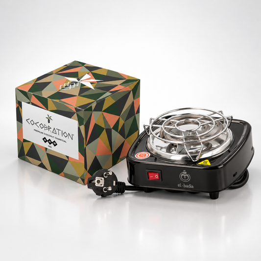 Kit Accensione Carboni Narghilè – Fornello 500W + Cocobration 1kg