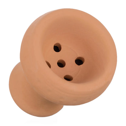 Braciere narghilè in argilla naturale con caminetto