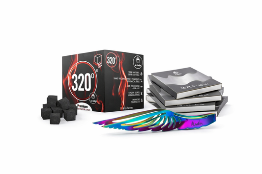 Kit Sessione Completa – Carboni 320, Alluminio 40µm e Pinza Rainbow