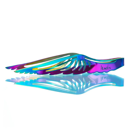 Pinza Carbone narghilè Aladin Wings Rainbow